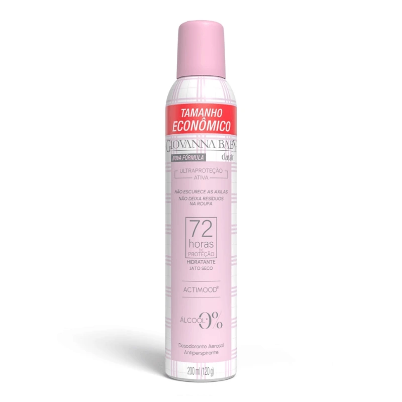 DESODORANTE GIOVANNA BABY AERO 72H CLASSIC 200ML