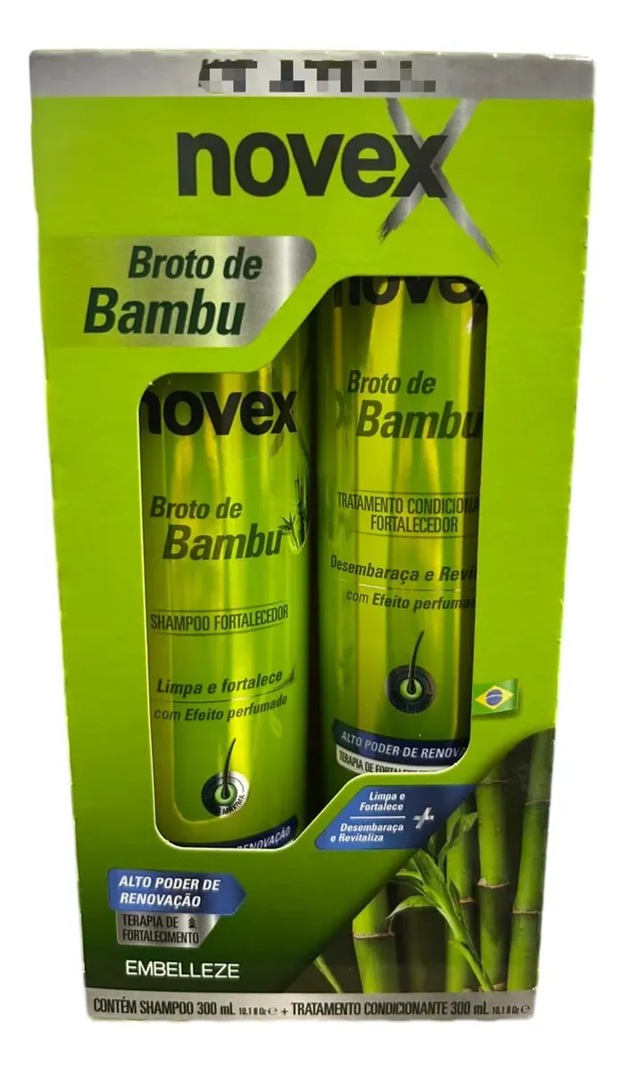 SH NOVEX + COND BROTO DE BAMBU 300ML