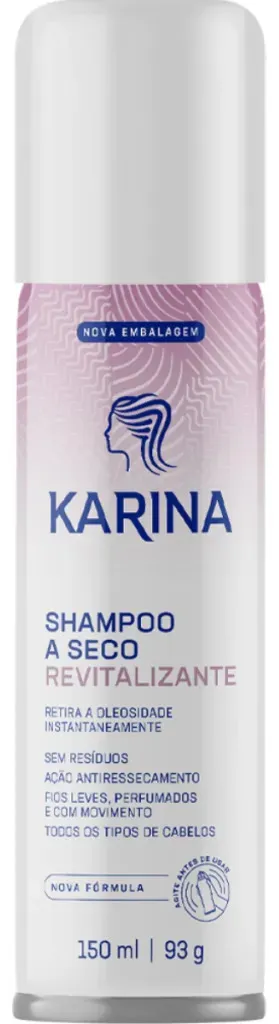 SHAMPOO A SECO KARINA REVITALIZANTE 150ML