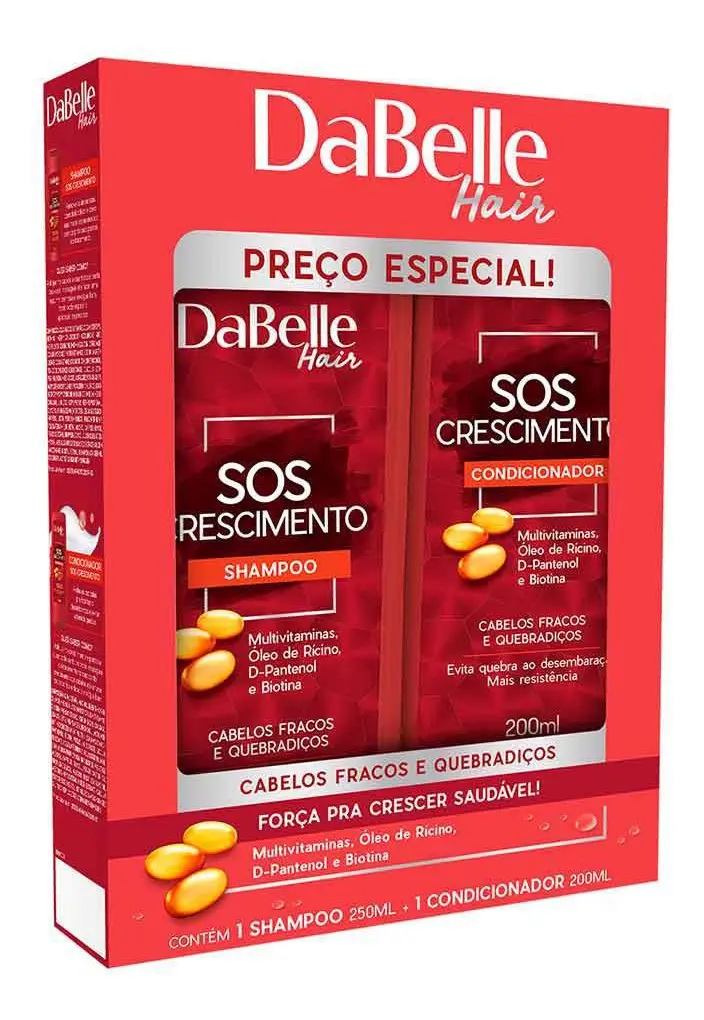 SH DABELLE 250ML+CO SOS CRESCIMENTO 200ML