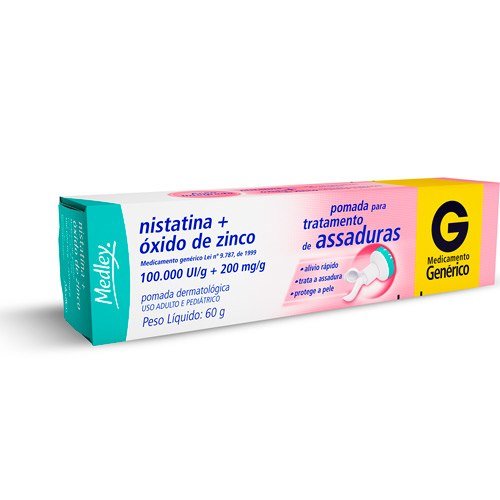 NISTATINA+OXIDO DE ZINCO 60G