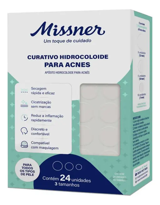 CURATIVO HIDROCOLOIDE PARA ACNES 24UN