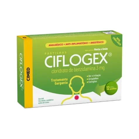 CIFLOGEX 3MG 12PAST MENTA