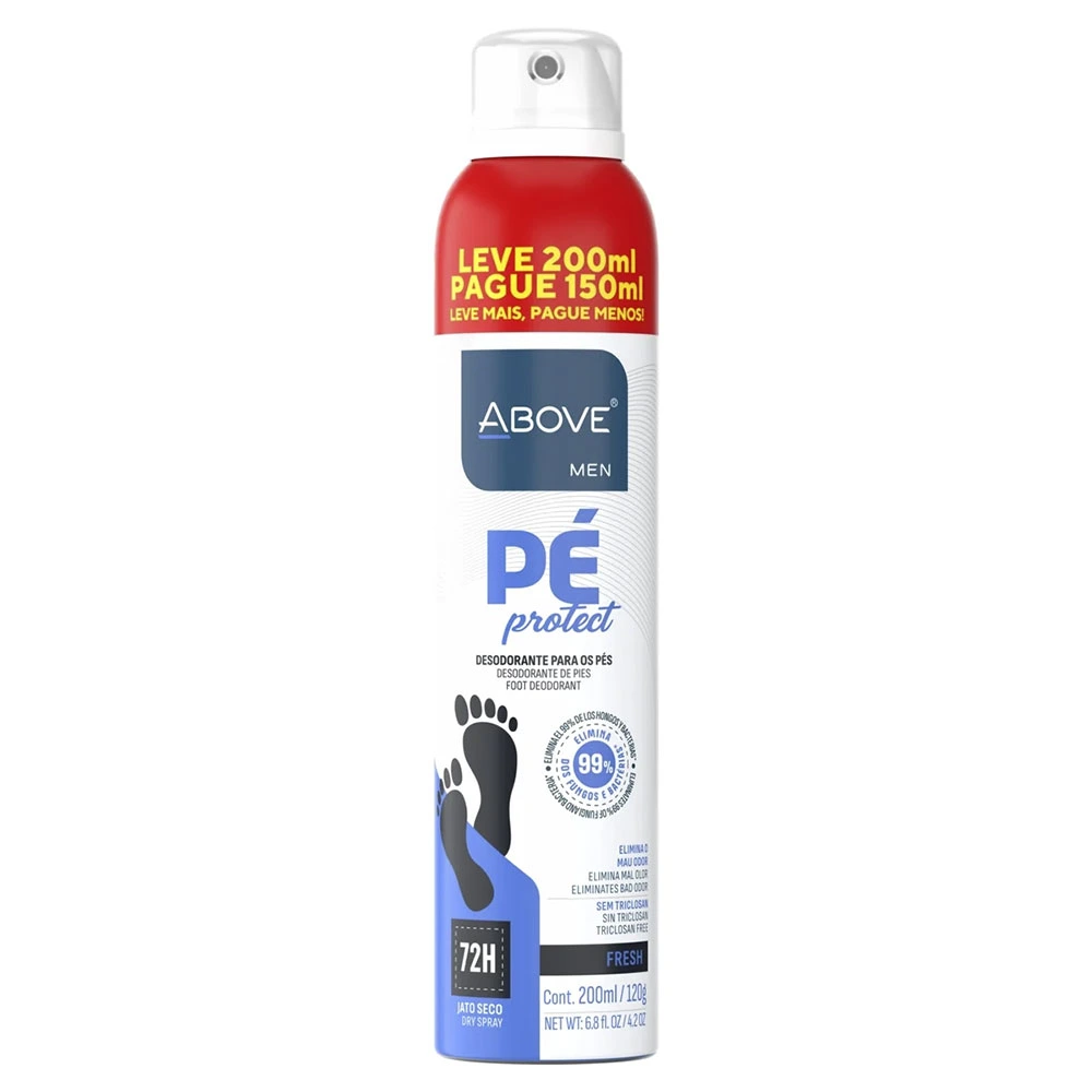 DESOD P/ OS PES ABOVE MEN FRESH 200ML