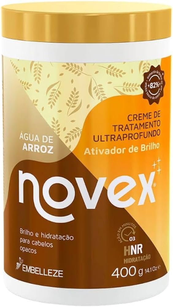 CREME NOVEX AGUA DE ARROZ 400GR