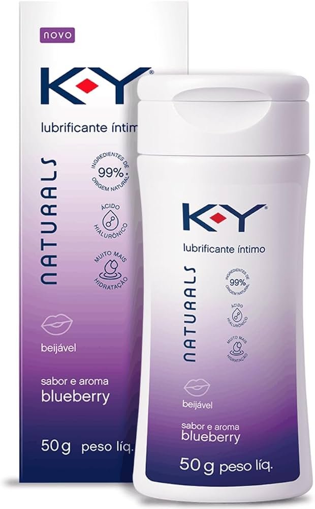 K.Y GEL LUBRIFICANTE SABOR E AROMA BLUEBERRY 50G