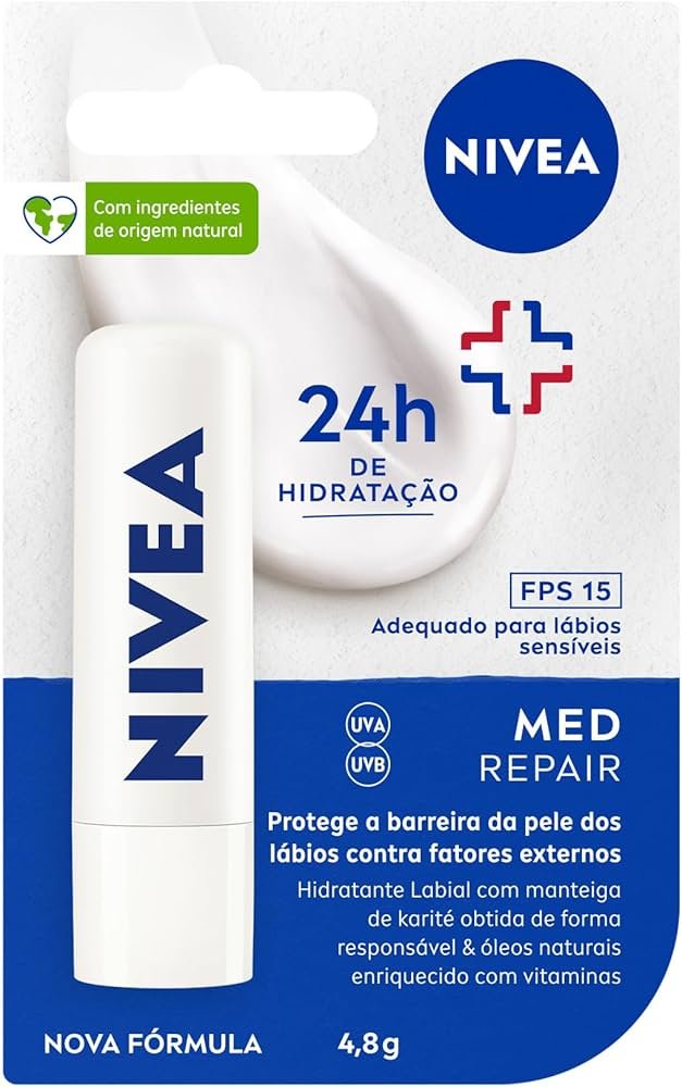 HIDRAT LABIAL NIVEA MED REPAIR 4,8G