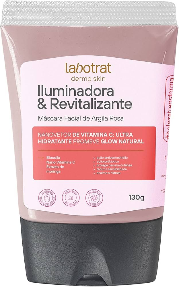 MASCARA FACIAL ARGILA ROSA 130G