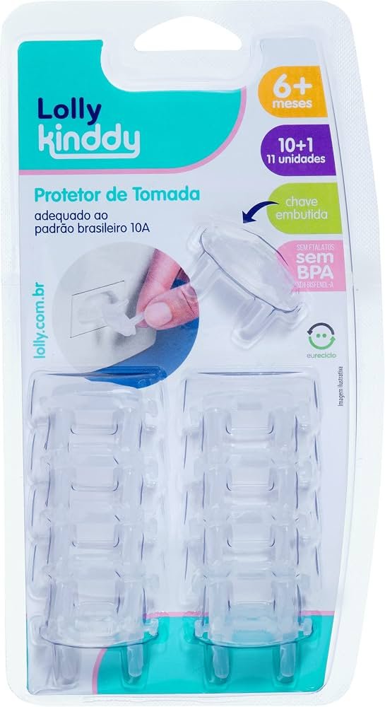 PROTETOR DE TOMADA LOLLY 8UN