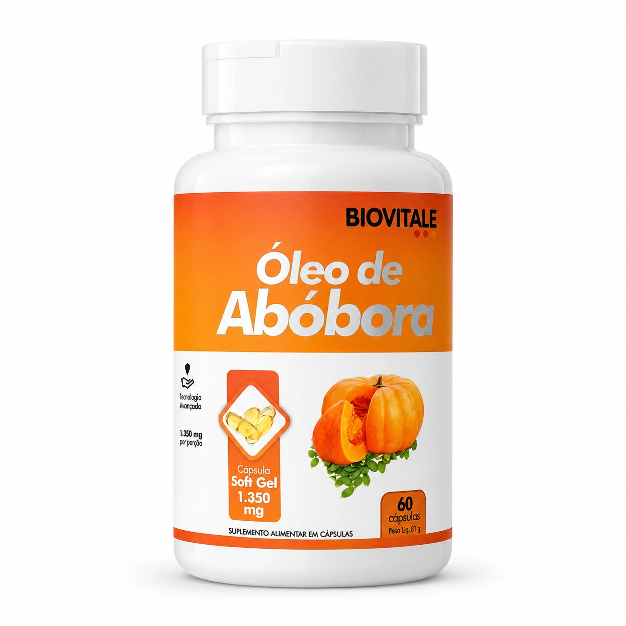 OLEO DE ABOBORA + E 1400MG 60CP