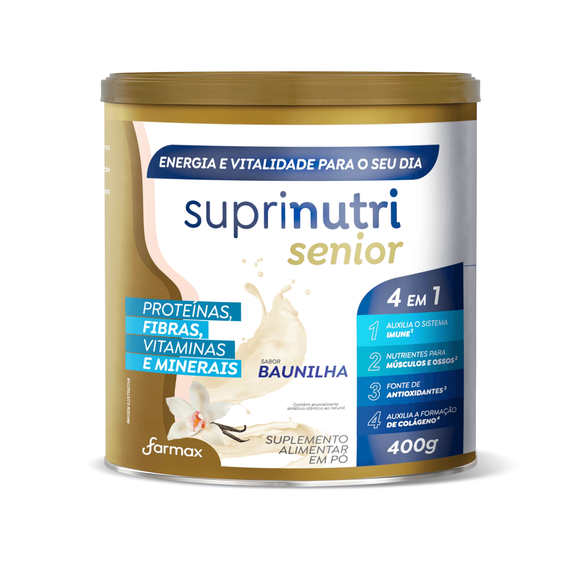 SUPRINUTRI BAUNILHA 400GR