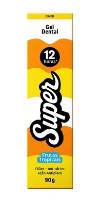 GEL DENTAL SUPER 12H FRUT TROP 90G