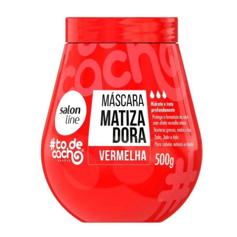MASC MATIZADORA SALON L VERMELHO 500G