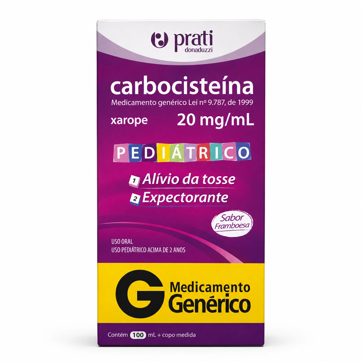 CARBOCISTEINA 20 MG/ML XPE PED