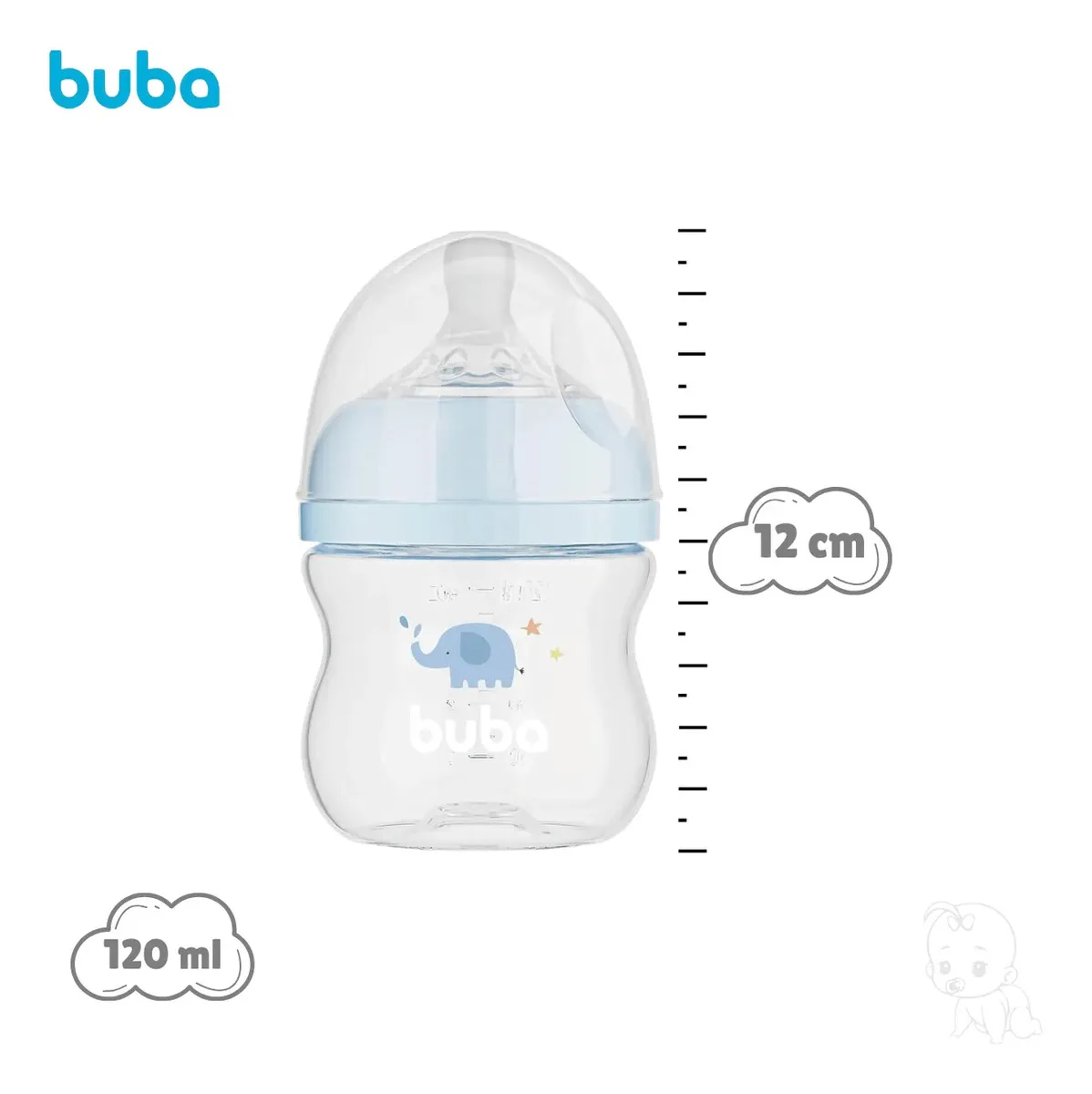 MAMAD BUBA AZUL 120ML ELEFANTE - foto 3