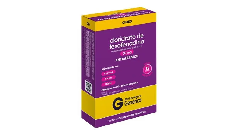 FEXOFENADINA 60MG 10CP
