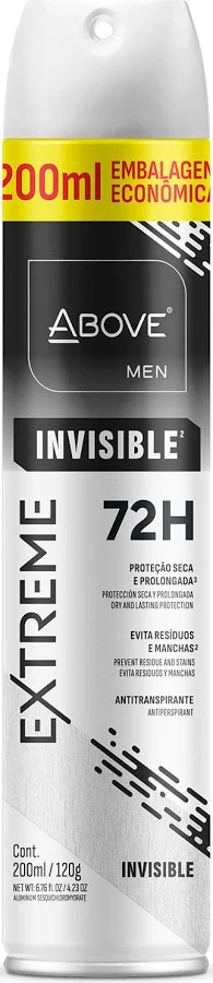 DESOD ABOVE AERO MASC EXTREME INVISIBLE 72H 200ML