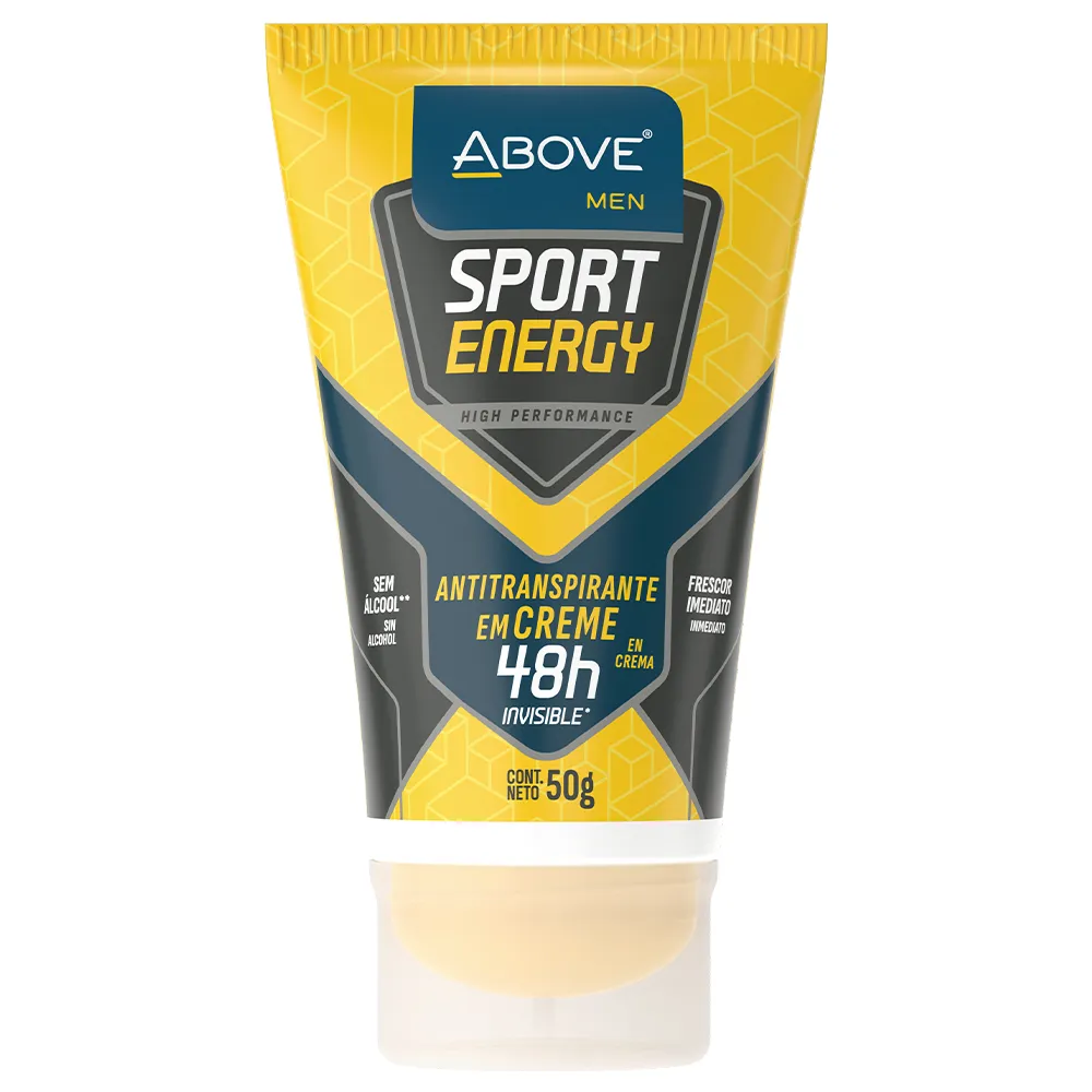 DESOD ABOVE CREME BISNAGA ENERGY MEN 50G