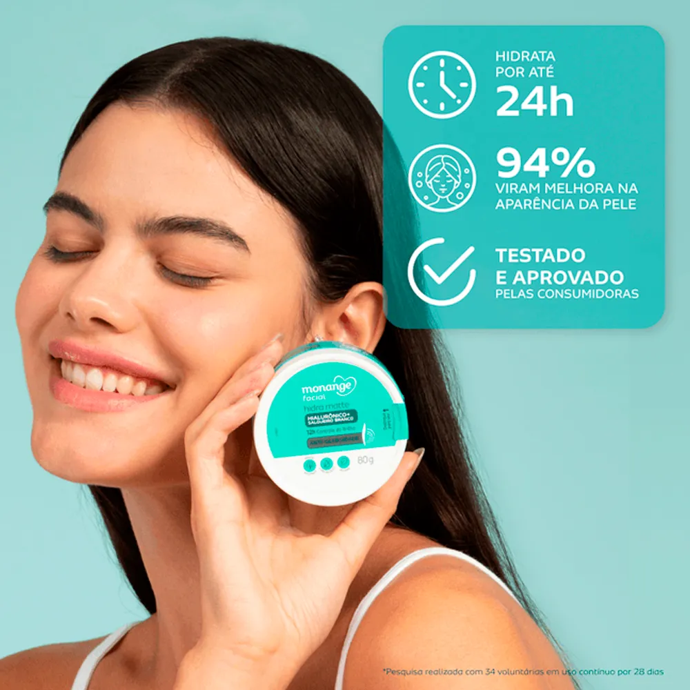 GEL CREME MONANGE FACIAL ANTI-OLEOSIDADE 80G - foto 2