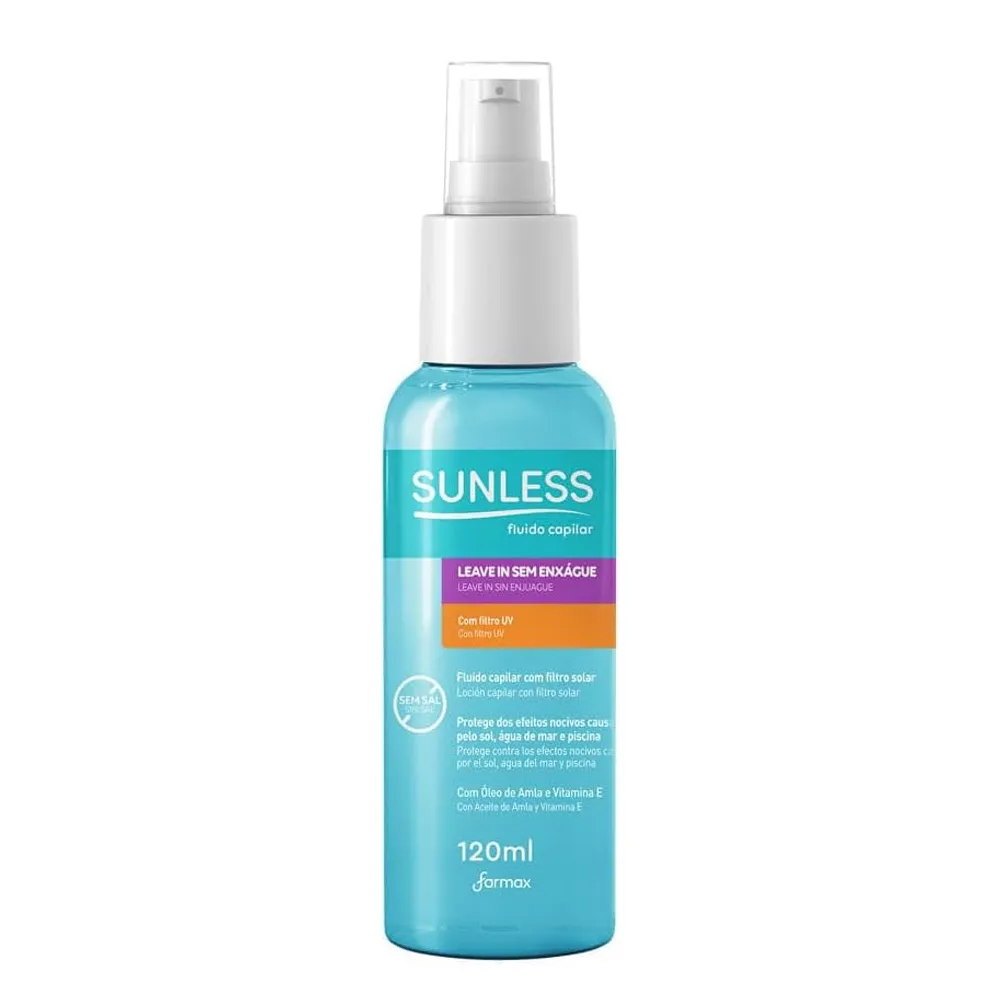 LEAVE IN SUNLESS COM FILTRO SOLAR 120ML