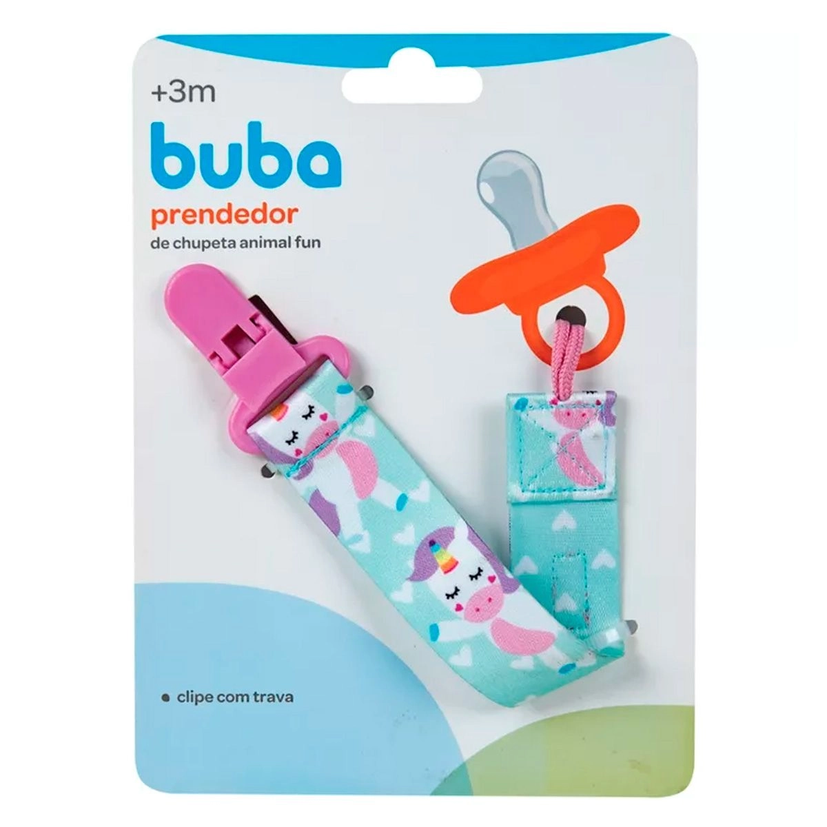 PRENDEDOR DE CHUPETA ANIMAL FUN UNICORNIO