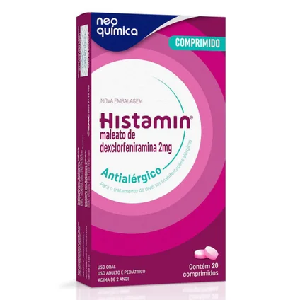 HISTAMIN 2 MG C/ 20 CP