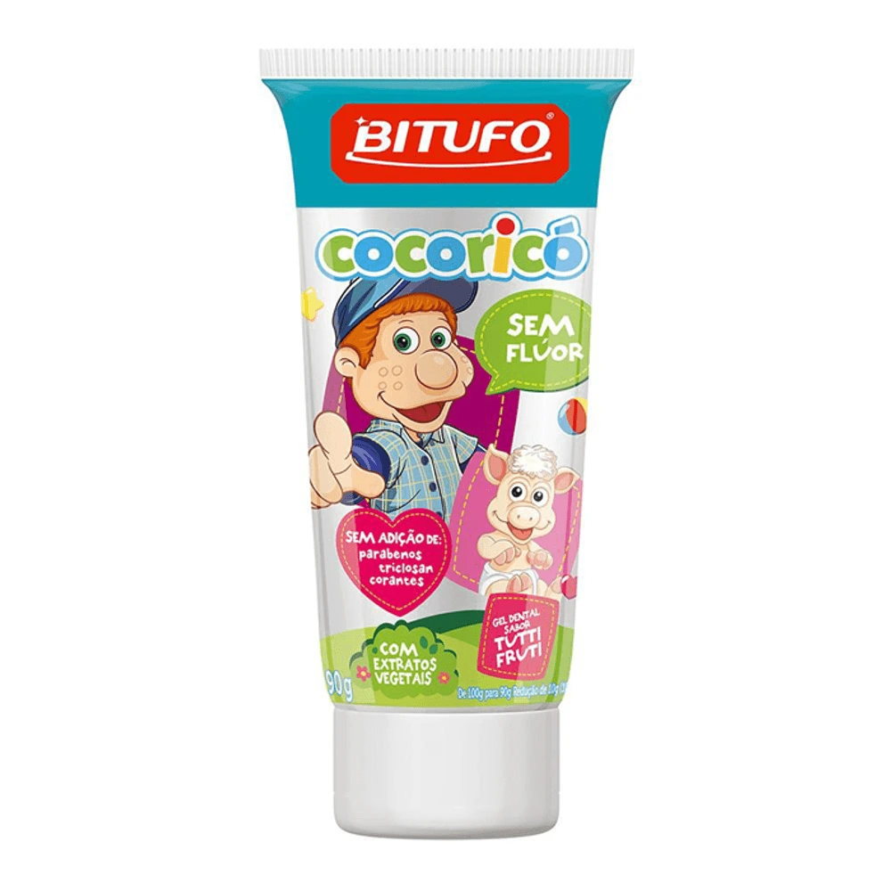CREME DENTAL COCORICO S/FLUOR 90GR
