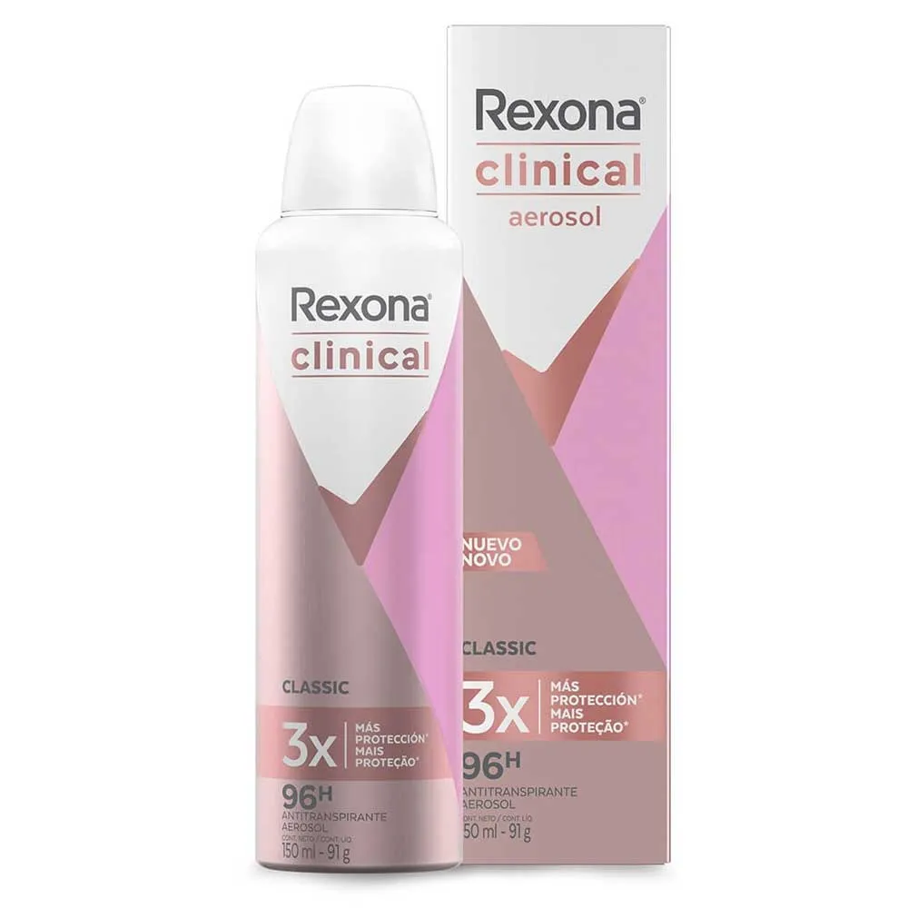 DESOD AERO REXONA CLINICAL CLASSIC 150ML