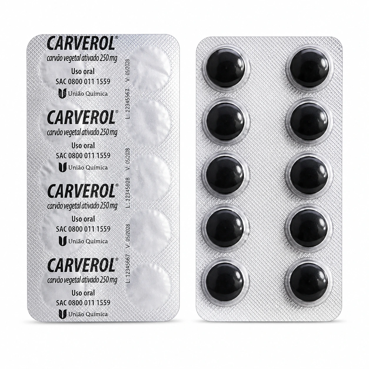 CARVEROL 250 MG 10 CPS