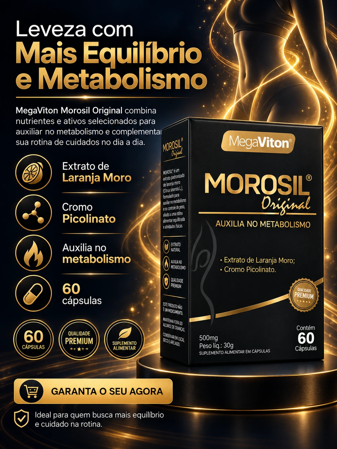 MEGAVITON MOROSIL 500MG 60CAPS