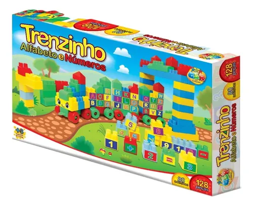 TRENZINHO MONTA MONTA128PCS C/80 U