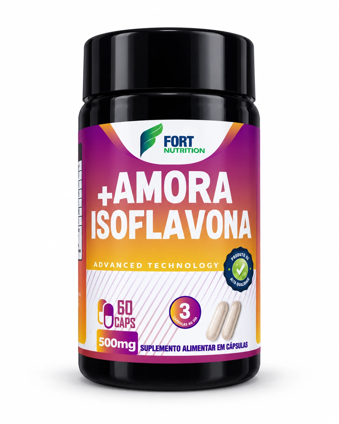 AMORA + ISOFLAVONA 500MG 60 CAPS