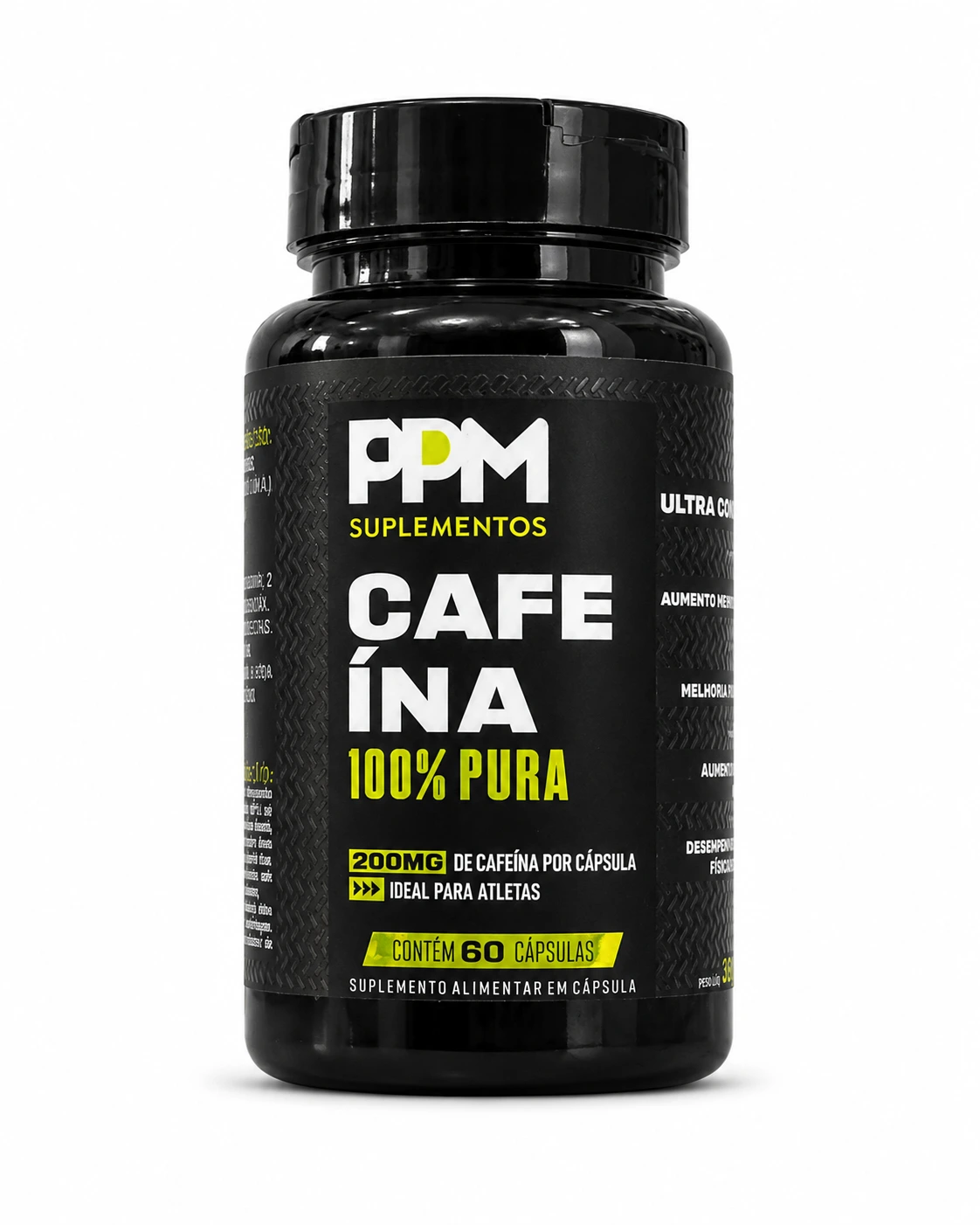 CAFEINA 200MG 60CP PPM