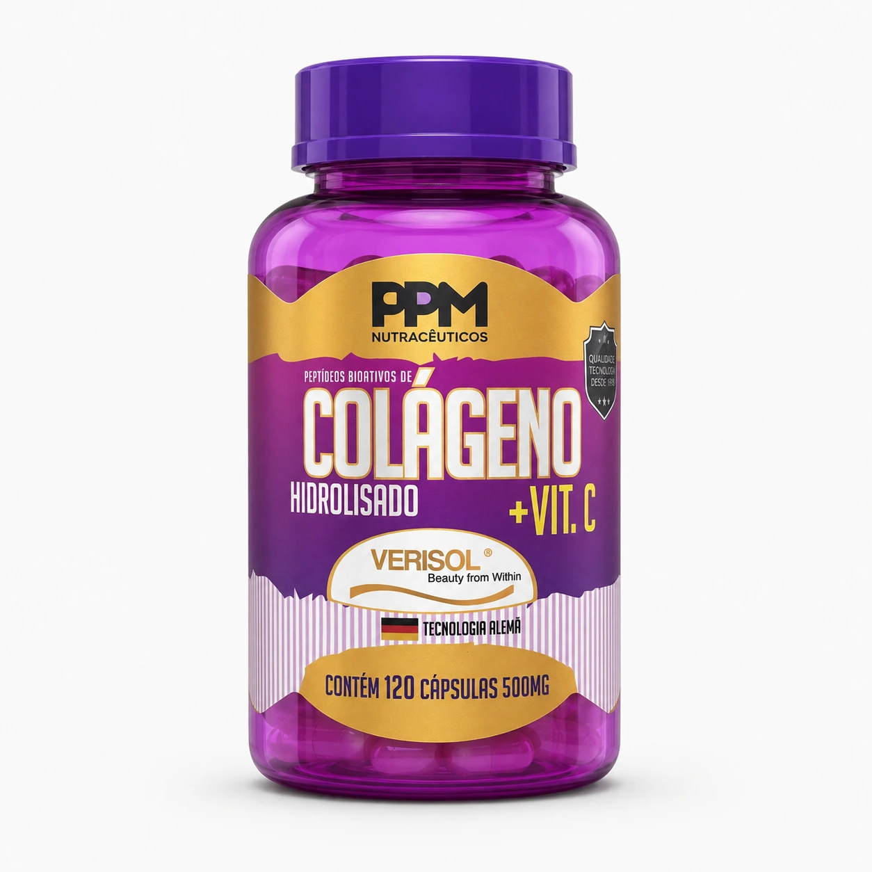 COLAGENO VERISOL HID VIT C 500MG 120CPS