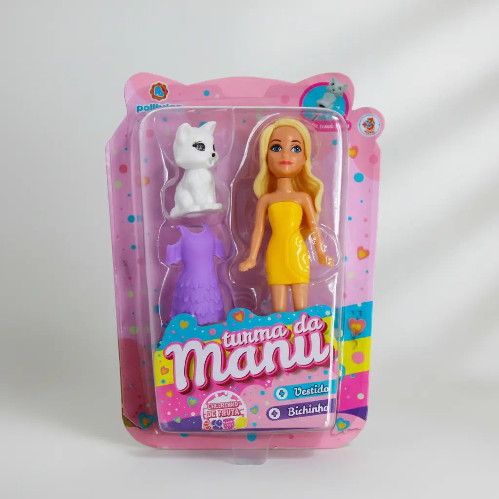 BONECA TURMA DA MANU 9CM