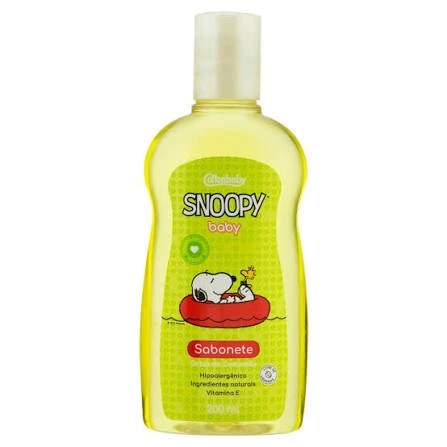 SABONETE LIQ SNOOPY CAMOMILA 200ML