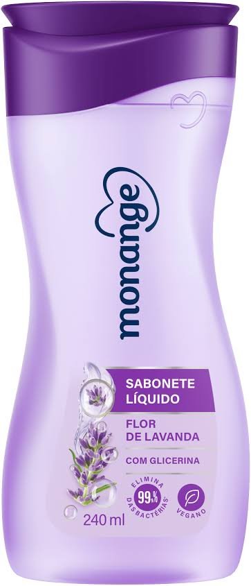 SABONETE LIQ MONANGE FLOR DE LAVANDA 240ML