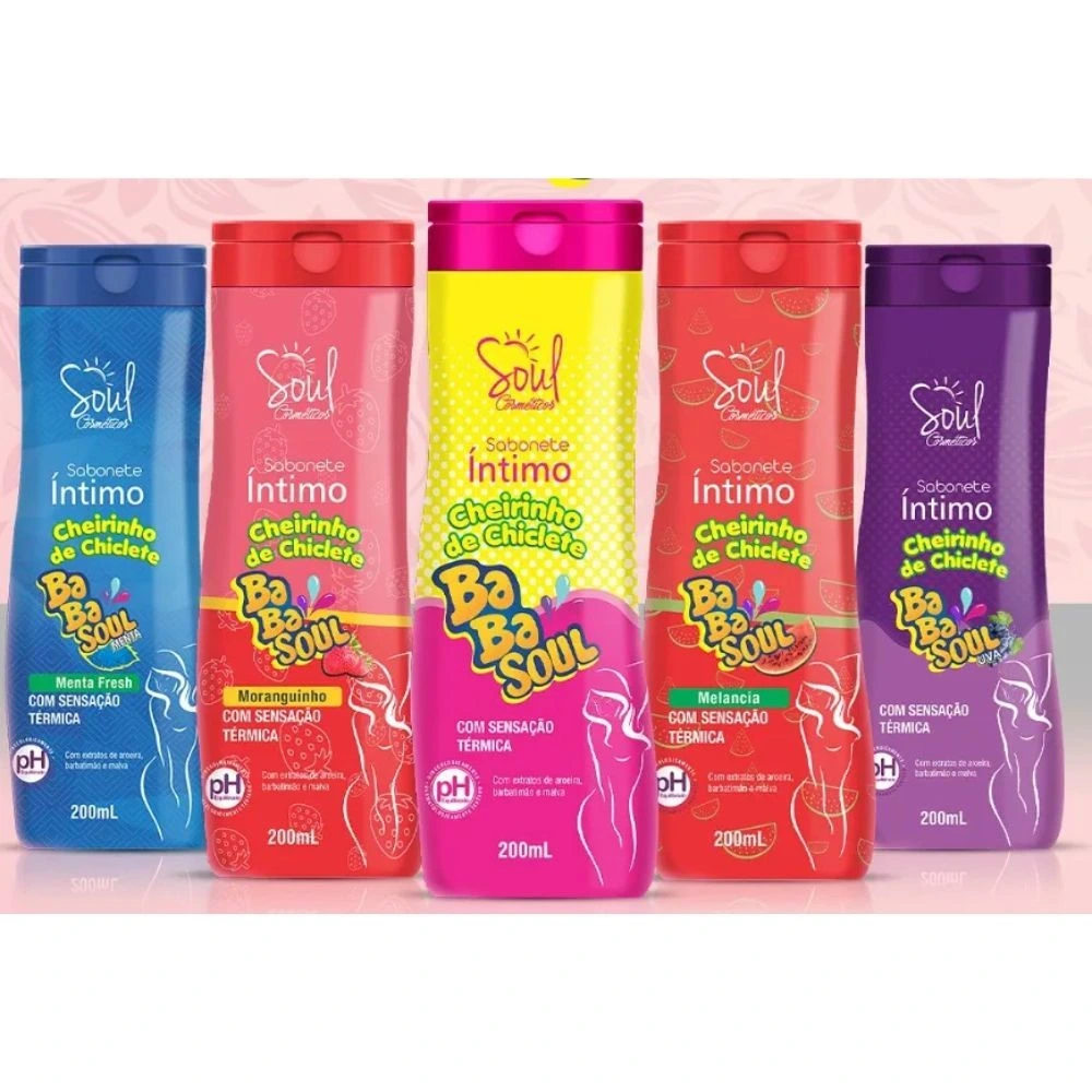 SABONETE INTIMO BABABLU 200ML VARIADOS