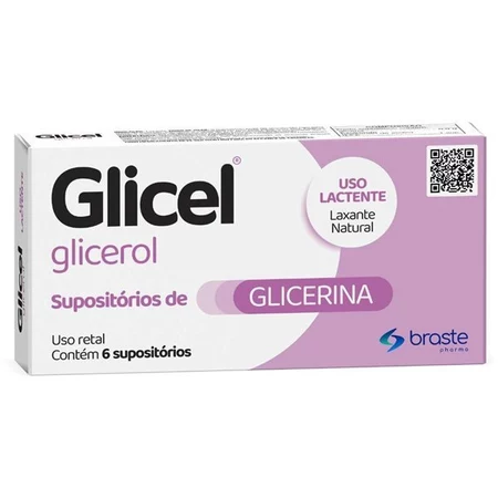 GLICEL LACTENTE SUPOSITORIO 6UN