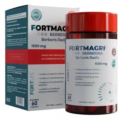 FORTMAGRI 1500MG 60CPS (BERBERINA)