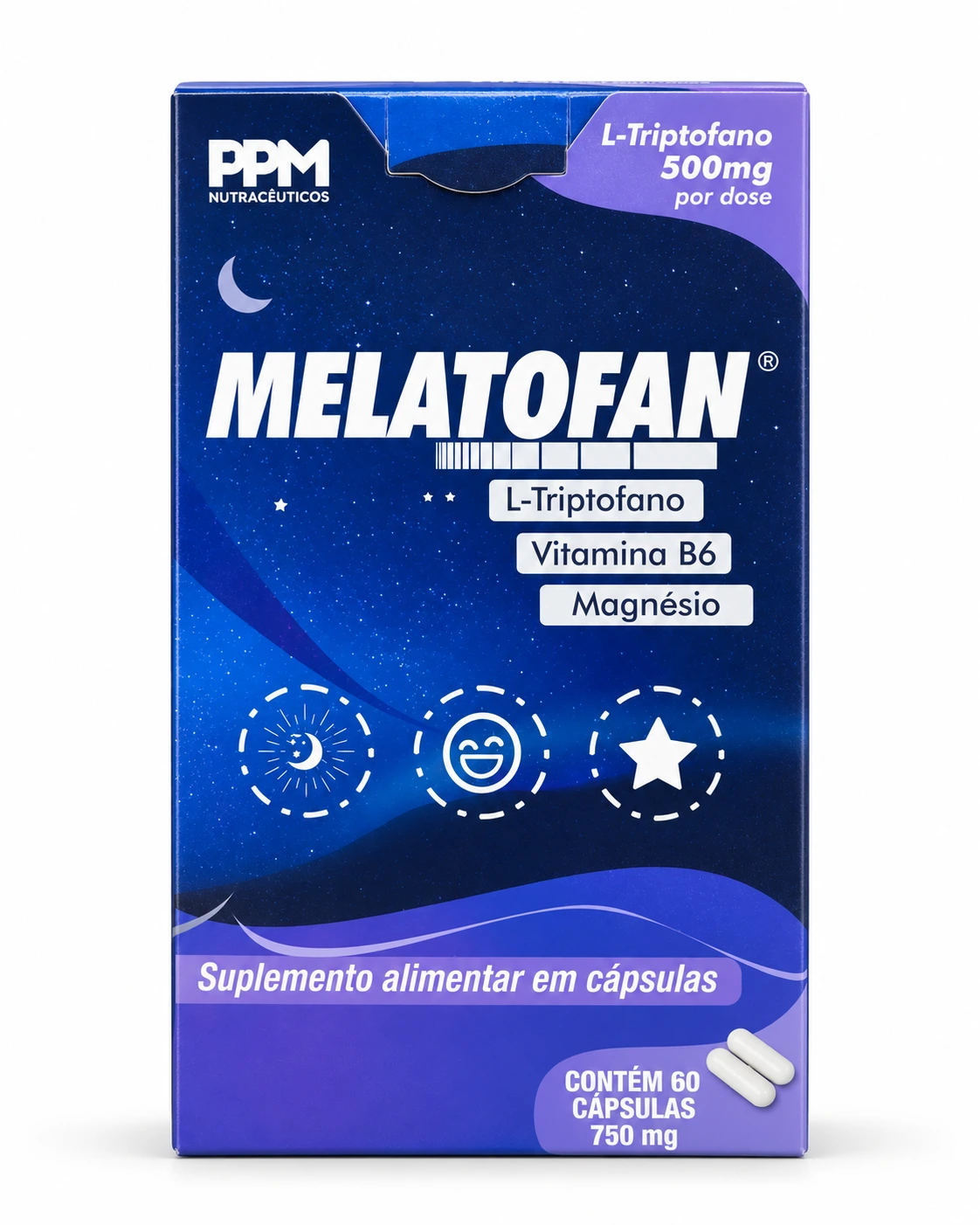 MELATOFAN 500MG 60 CAPS