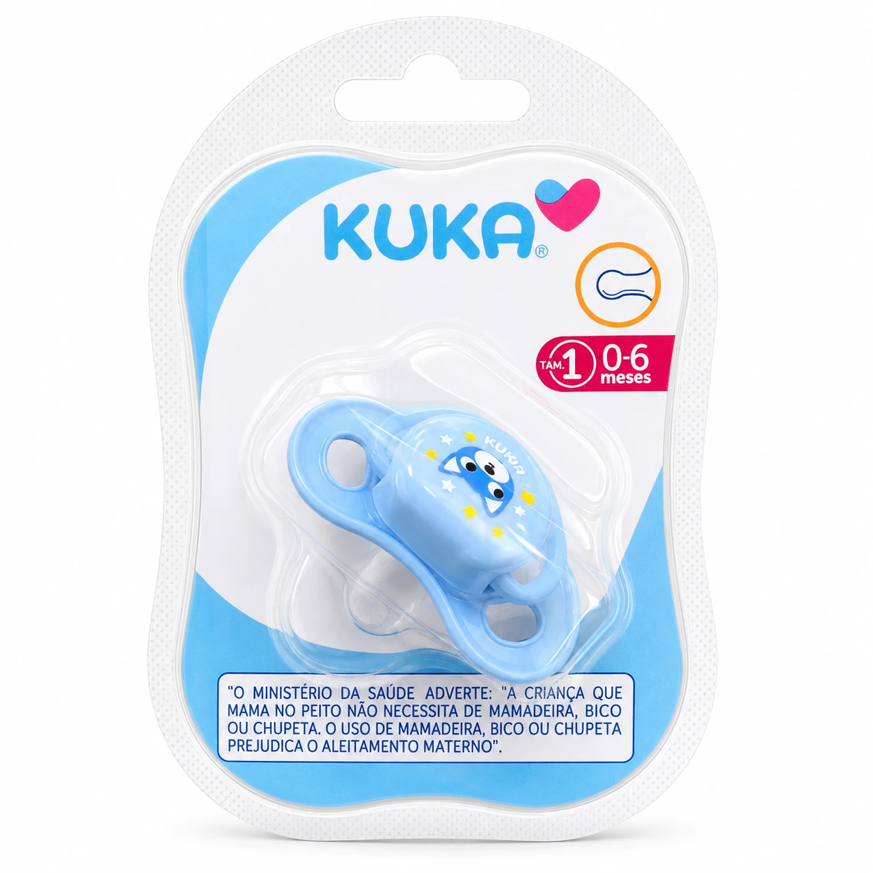 CHUPETA KUKA SMART REDONDO N1 AZUL