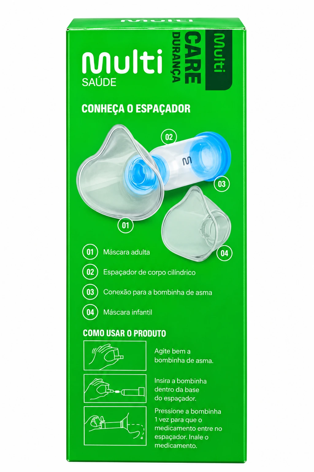 ESPACADOR INFANTIL E ADULTO MULTILASER - foto 2