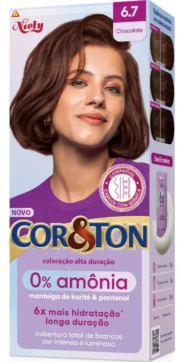 TINTA CORETON S/AMONIA 6.7 CHOCOLATE