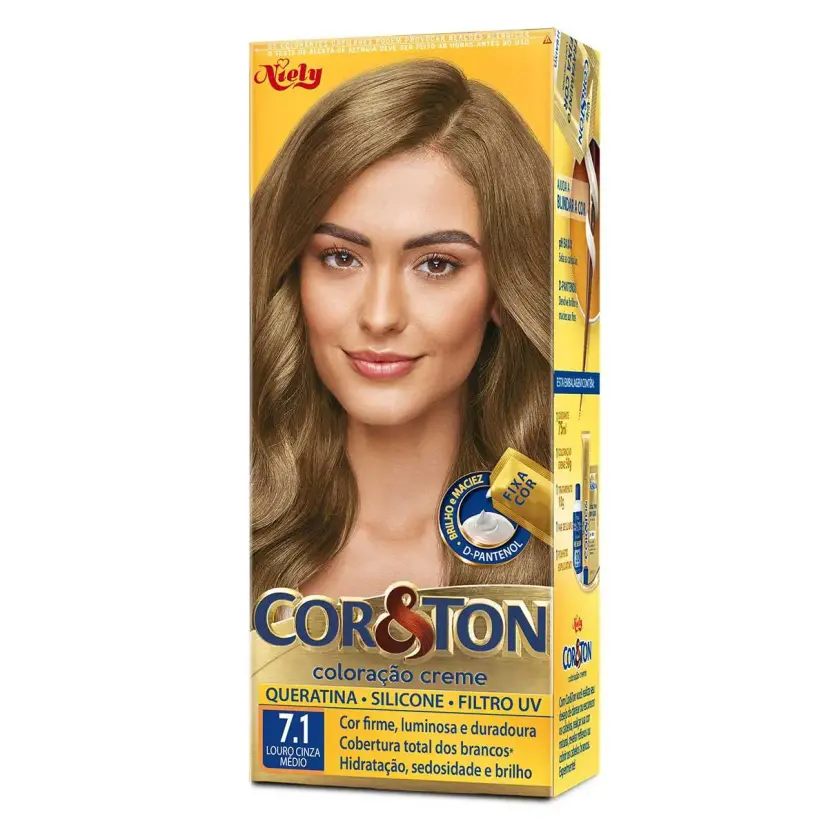 TINTA CORETON 7.1 LOURO CINZA MEDIO