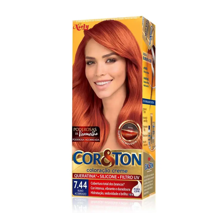 TINTA CORETON 7.44 RUIVO ACOBREADO