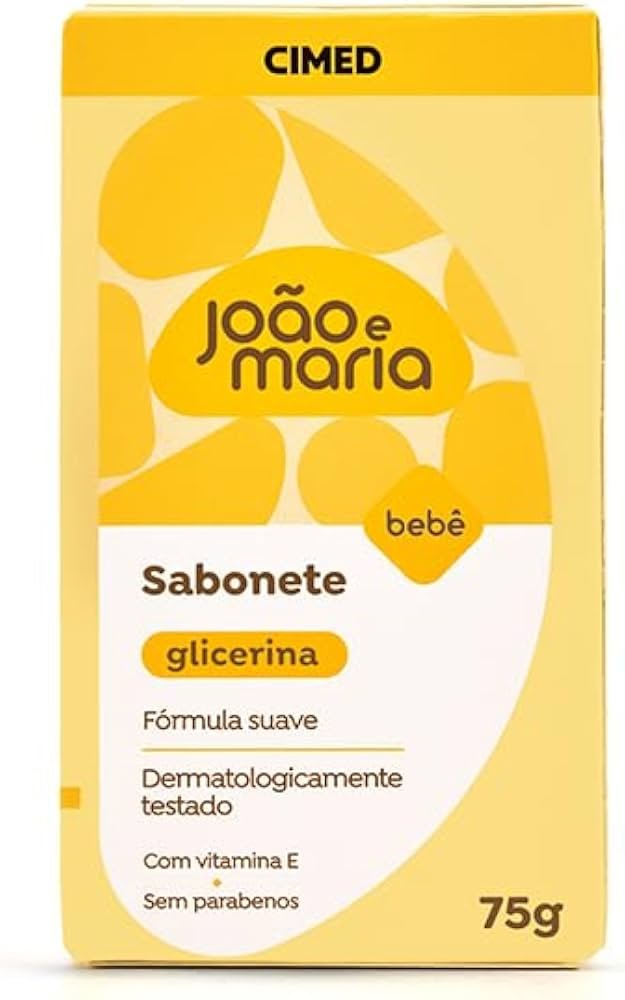 SABONETE BABY GLICERINA 75G JOAO E MARIA