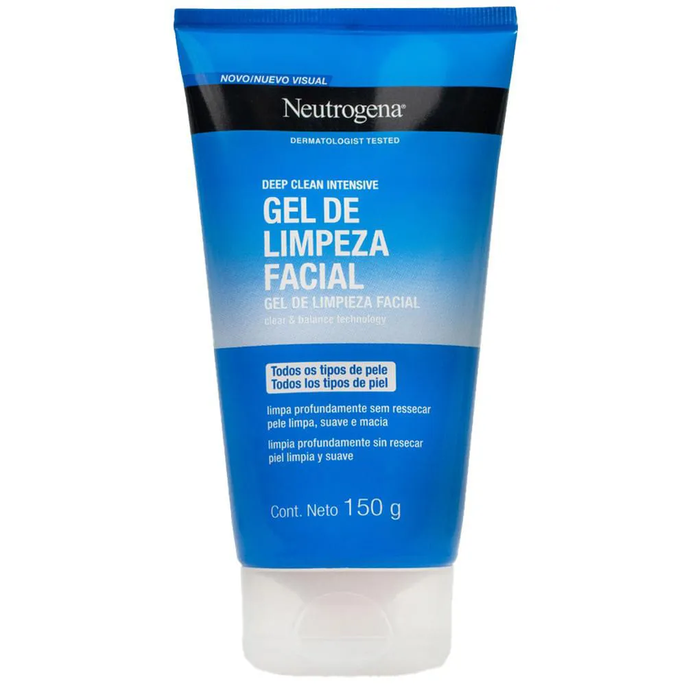 GEL DE LIMPEZA FACIAL DEEP CLEAN AZUL 150G