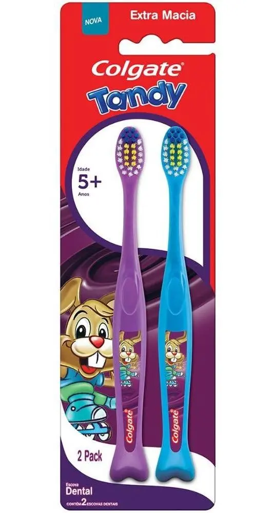 KIT ESCOVA DENTAL TANDY C/ 2