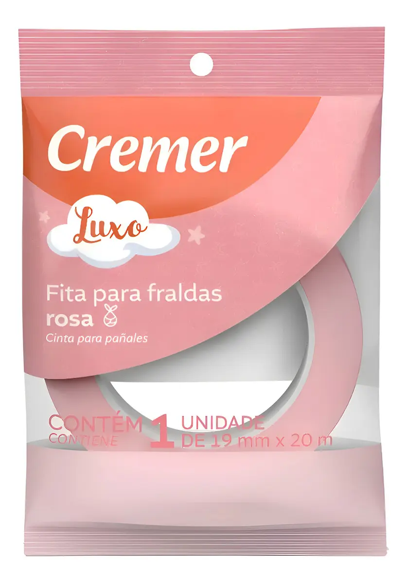 FITA CREPE CREMER LUXO ROSA